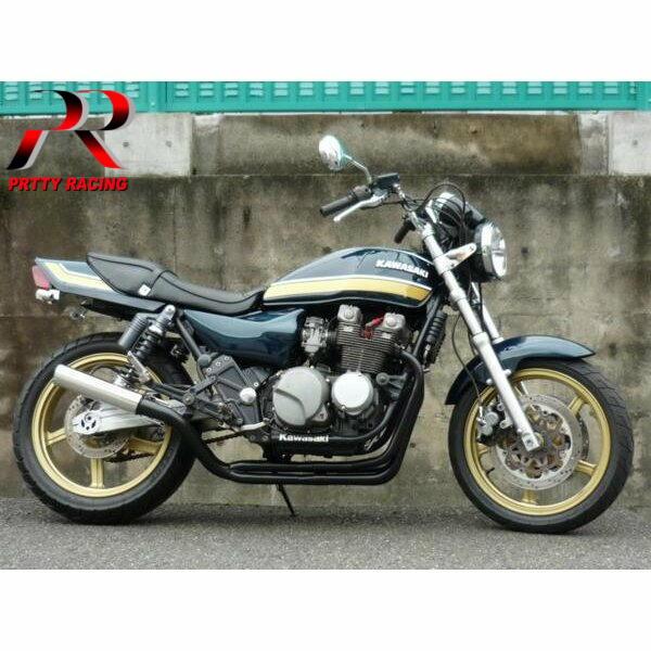プリティー KAWASAKI ゼファー400/χ 50.8 ガニマタ PRETTY管 黒 プリティー KAWASAKI ゼファー400/χ 50.8 ガニマタ PRETTY管 黒