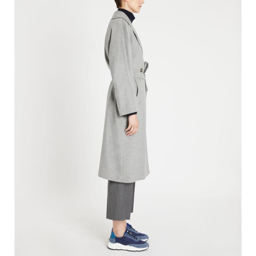 【セール40%OFF】MAX MARA  WEEKEND   レディース ピュアウール ロングコート`ブラック` `ライトグレー` RESINA-COATの画像