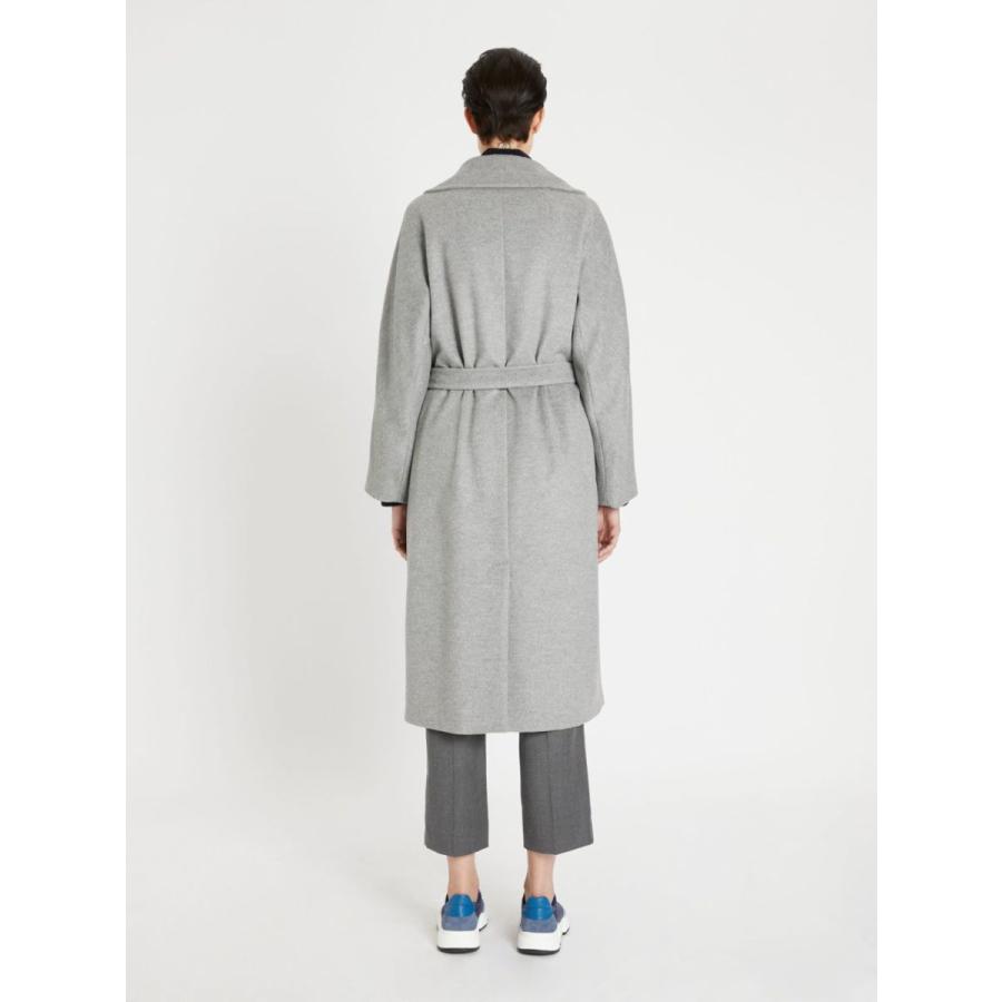 【セール40%OFF】MAX MARA  WEEKEND   レディース ピュアウール ロングコート`ブラック` `ライトグレー` RESINA-COATの画像