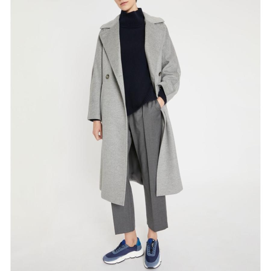 【セール40%OFF】MAX MARA  WEEKEND   レディース ピュアウール ロングコート`ブラック` `ライトグレー` RESINA-COATの画像