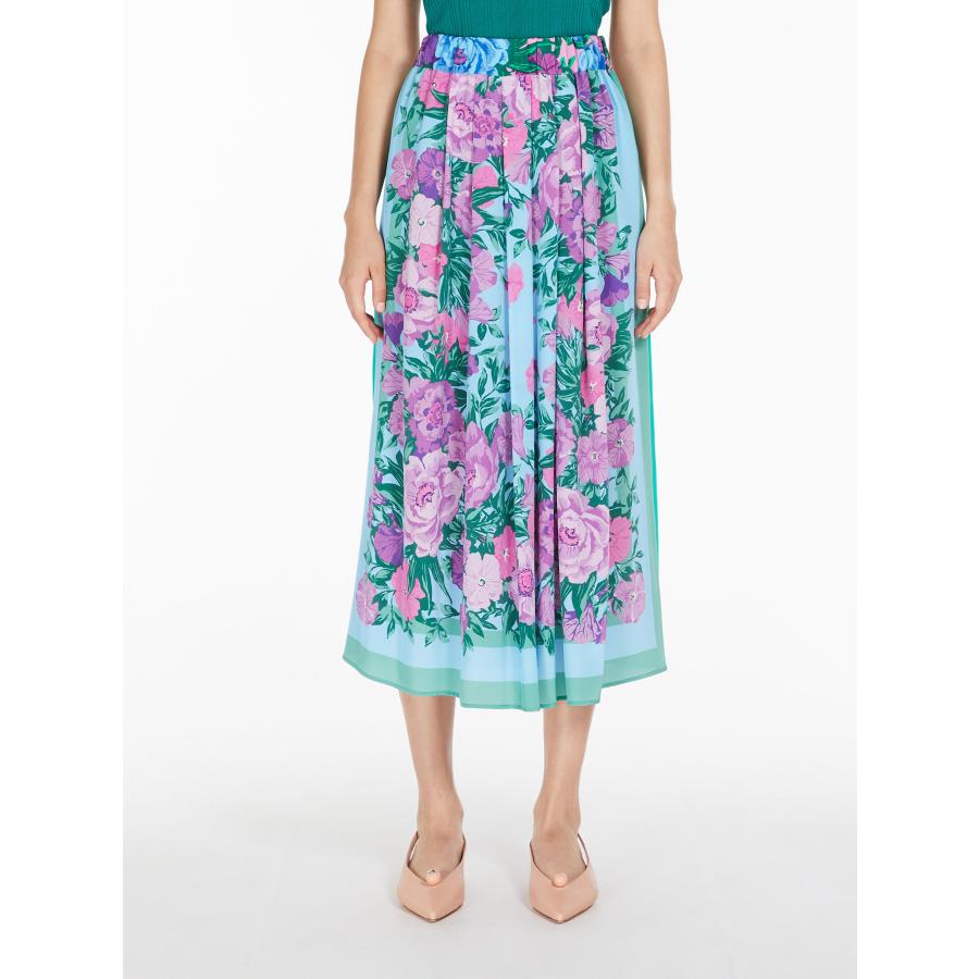 Max Mara Jpaan 新品シルクスカート シルク Max Mara(マックスマーラ