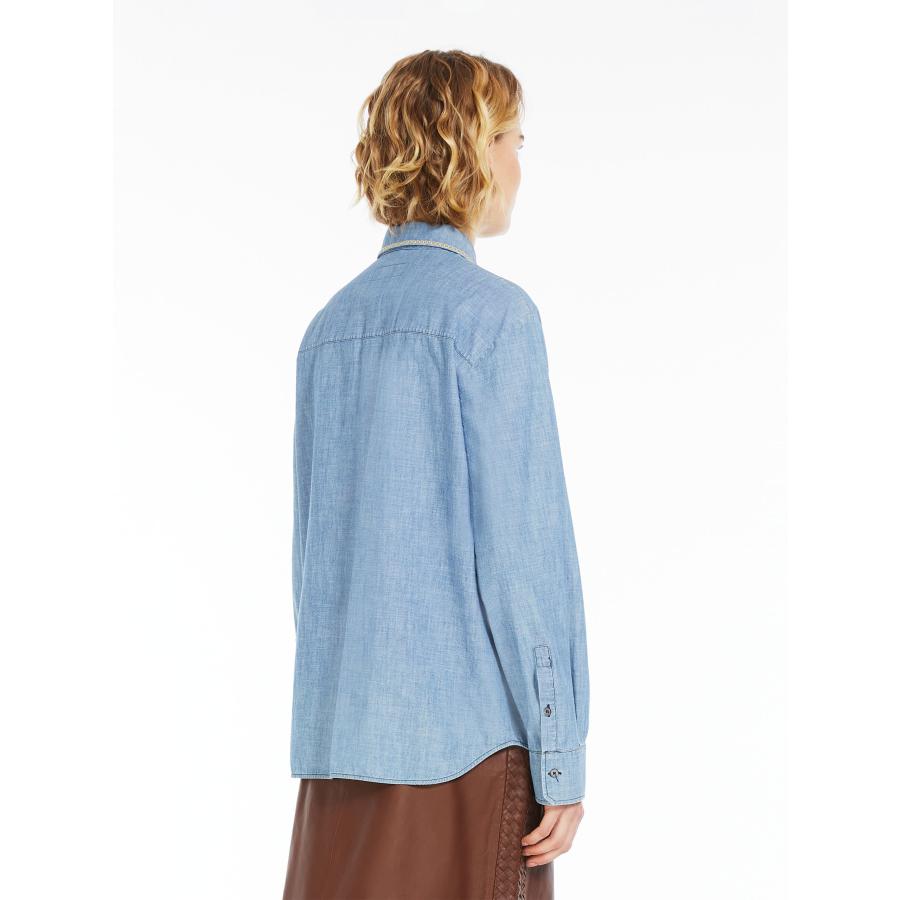 Weekend Max Maraピュアコットンデニムシャツ