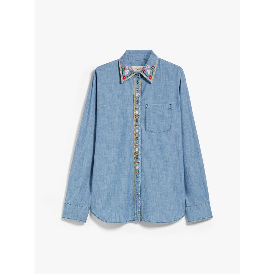 Weekend Max Maraピュアコットンデニムシャツ