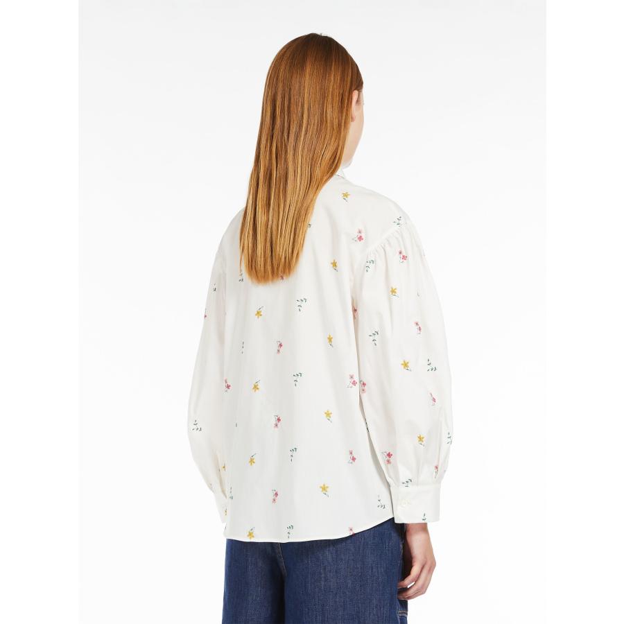 【セール40%OFF】MAX MARA WEEKEND レディース 刺繍 ピュアコットン シャツ 長袖`ホワイト‘`ブルー‘ VILLAR-SHIRT | MAXMARA WEEKEND LINE | 03