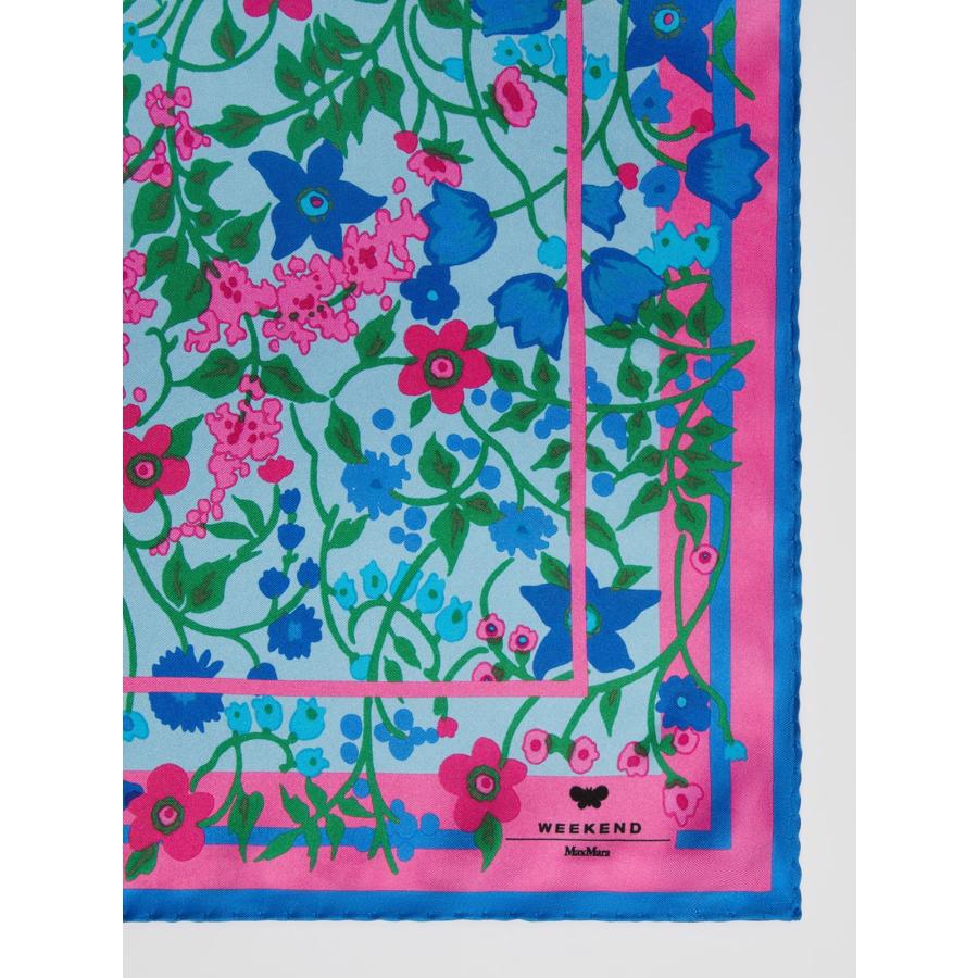 【セール40%OFF】MAX MARA WEEKEND レディース ピュアシルクツイルスカーフ `マスタード` `パステルグリーン‘ SIAM-FORLARD_6