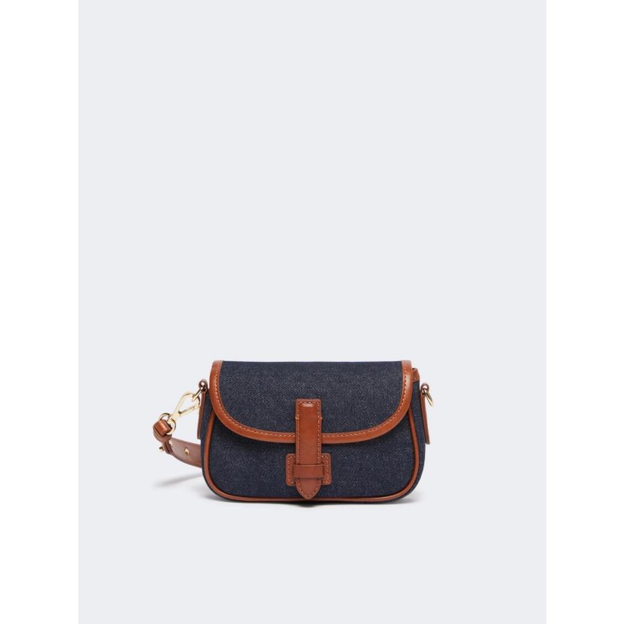 【並行輸入品】【新着35%OFF】MAX MARA WEEKEND レディース コットン キャンバス スモール クロス ボディ バッグ VIK-DENIM-BAG_2