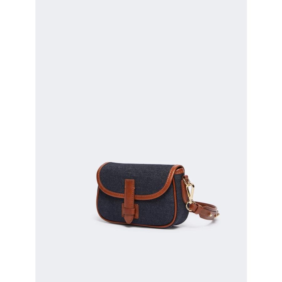【並行輸入品】【新着35%OFF】MAX MARA WEEKEND レディース コットン キャンバス スモール クロス ボディ バッグ VIK-DENIM-BAG_3