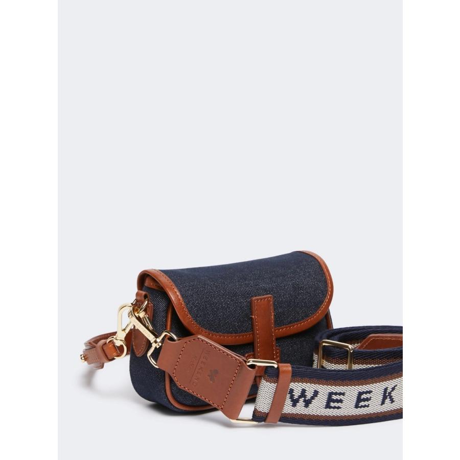 【並行輸入品】【新着35%OFF】MAX MARA WEEKEND レディース コットン キャンバス スモール クロス ボディ バッグ VIK-DENIM-BAG_5
