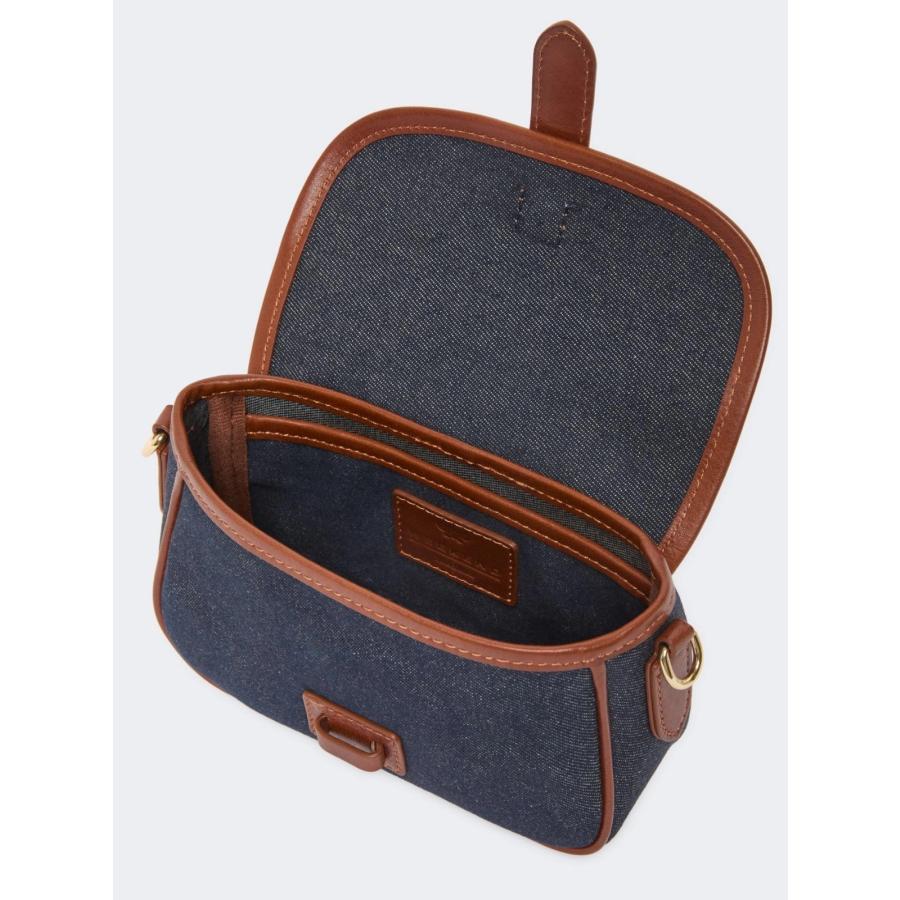 【並行輸入品】【新着35%OFF】MAX MARA WEEKEND レディース コットン キャンバス スモール クロス ボディ バッグ VIK-DENIM-BAG_6