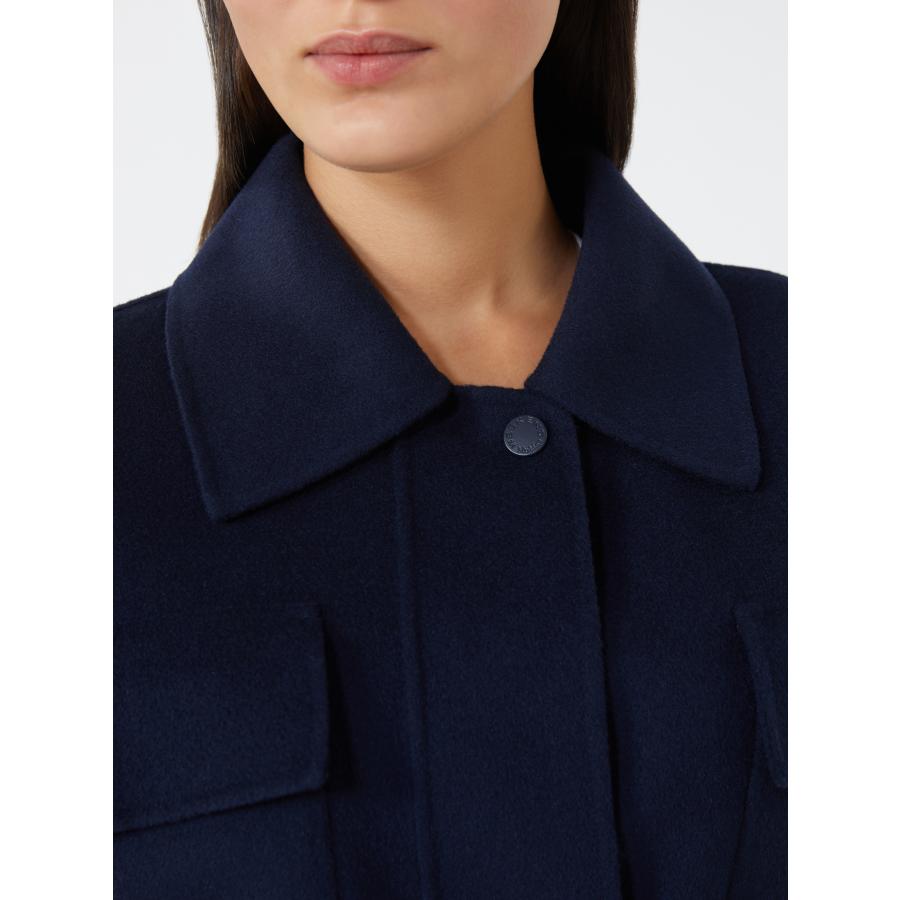 【並行輸入品】【限定40%OFF 】MAX MARA  WEEKEND   レディース ウール ブレンド ダブルフェイス ノースリーブジャケット`ネイビー`ELEGIA-COATの画像