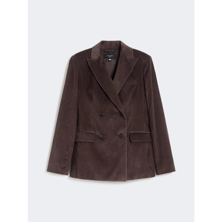 【並行輸入品】【限定40%OFF】 MAX MARA　WEEKEND レディース ナインウェール ピュアコットン コーデュロイ ダブルブレスト ジャケット KATANGA-JACKETの画像