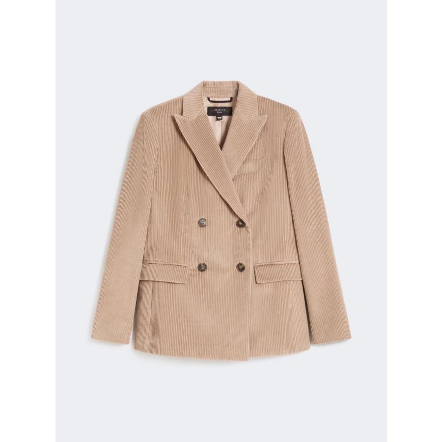 【並行輸入品】【限定40%OFF】 MAX MARA　WEEKEND レディース ナインウェール ピュアコットン コーデュロイ ダブルブレスト ジャケット KATANGA-JACKETの画像