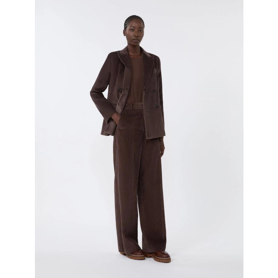 【並行輸入品】【限定40%OFF】 MAX MARA　WEEKEND レディース ナインウェール ピュアコットン コーデュロイ ダブルブレスト ジャケット KATANGA-JACKETの画像