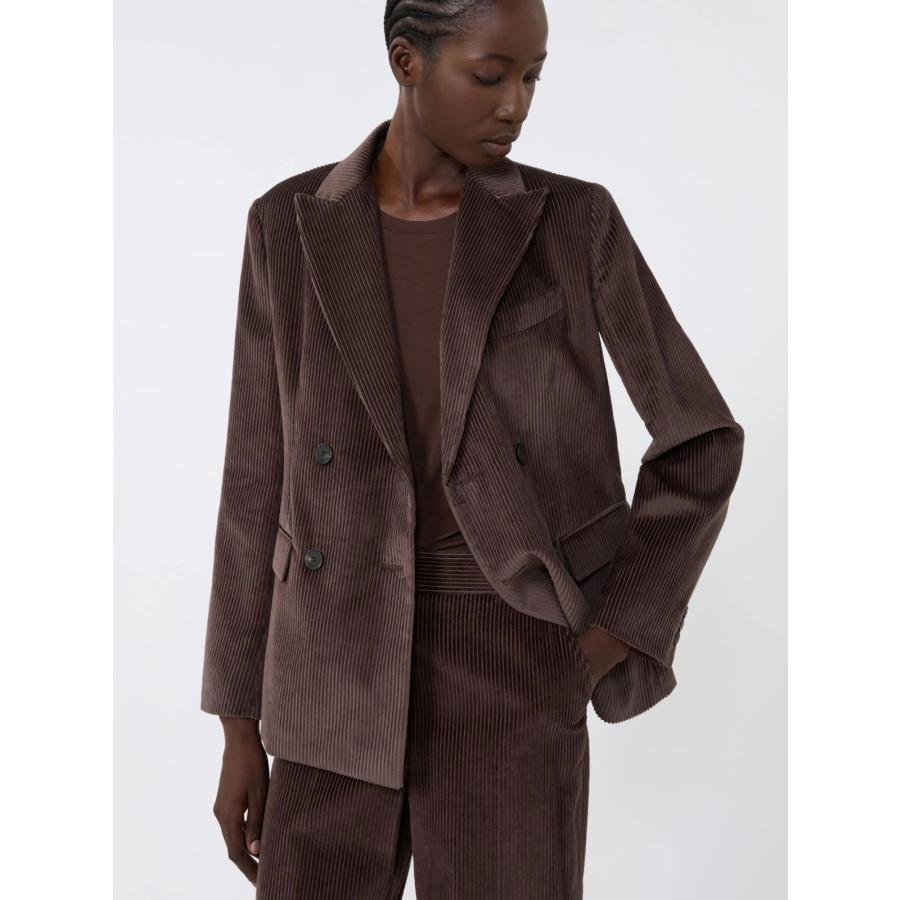 【並行輸入品】【限定40%OFF】 MAX MARA　WEEKEND レディース ナインウェール ピュアコットン コーデュロイ ダブルブレスト ジャケット KATANGA-JACKETの画像