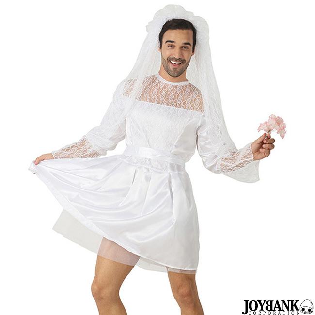 メンズ ウェディングドレス コスプレ レース ウエディング ブライダル 仮装 ハロウィン 余興 イベント 衣装 男性用 ワールドインポートjj 通販 Yahoo ショッピング