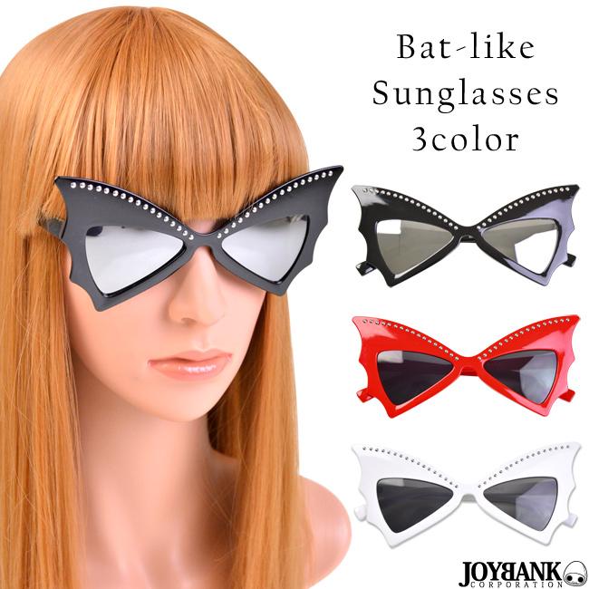 サングラス バット フライ コウモリ カラー3色 ユニーク めがね パーティーグッズ メガネ 眼鏡 コスプレ 仮装 おもしろ ジョーク Ck 9 ワールドインポートjj 通販 Yahoo ショッピング