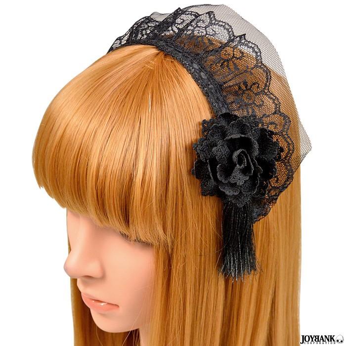 カチューシャ ヘアアクセサリー レース 薔薇 ローズ ゴシック コスプレ へッドドレス Km 673 ワールドインポートjj 通販 Yahoo ショッピング