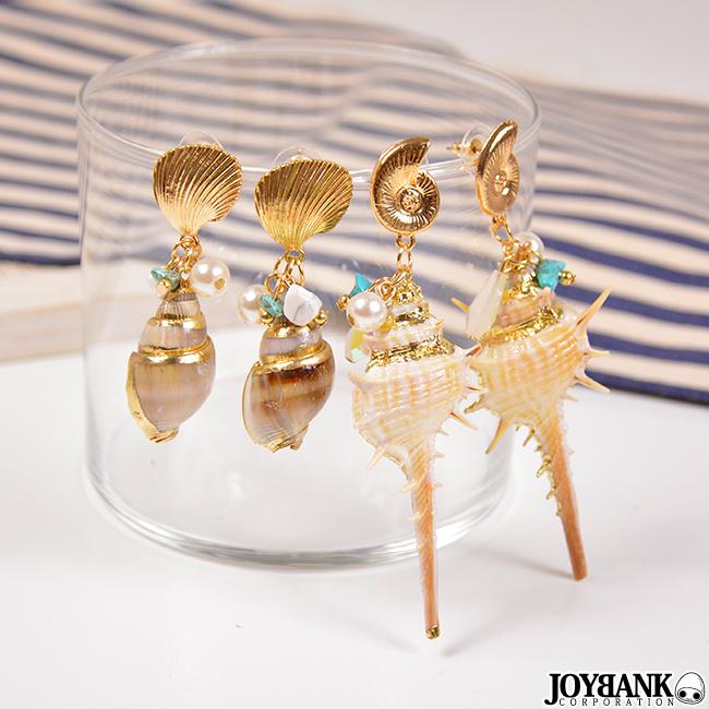 ピアス 貝殻 大ぶり シェル ゴールド リアル 巻貝 貝 マリン ストーン 海 人魚 アクセサリー 2タイプ P185 ワールドインポートjj 通販 Yahoo ショッピング