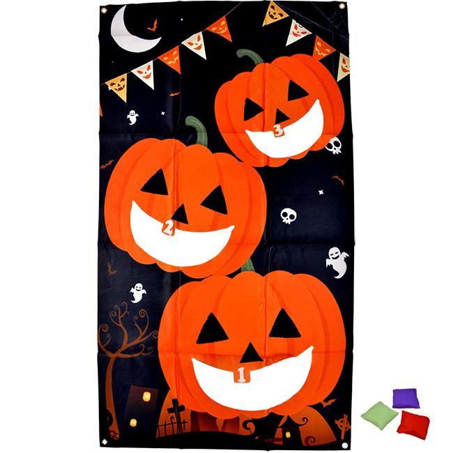 ハロウィン おもちゃ 玉入れ ゲーム 布製 トスゲーム タペストリー おばけ かぼちゃ 3type Ty004 ワールドインポートjj 通販 Yahoo ショッピング
