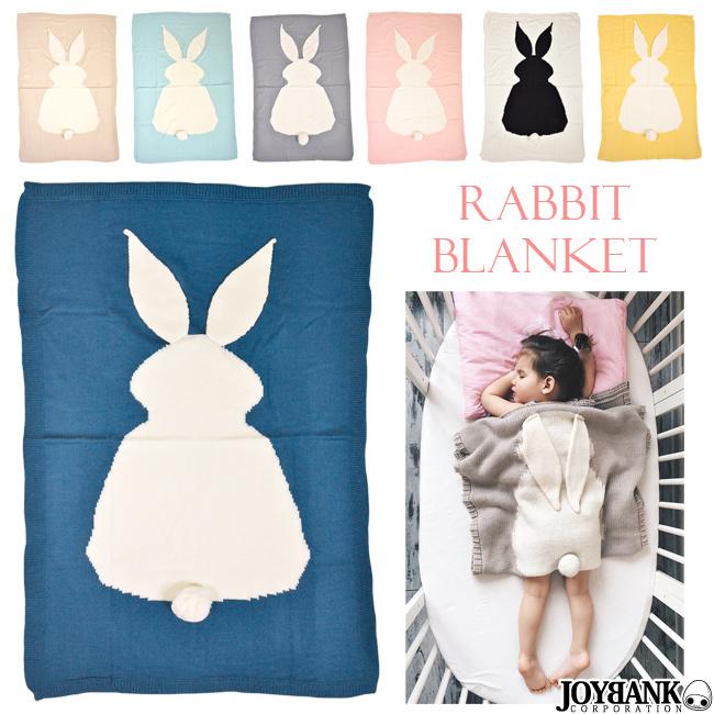 ブランケット うさぎ ひざ掛け 7color ウサギ 膝掛 暖か インテリア お昼寝 布団 ニット 毛布 Za 666 ワールドインポートjj 通販 Yahoo ショッピング