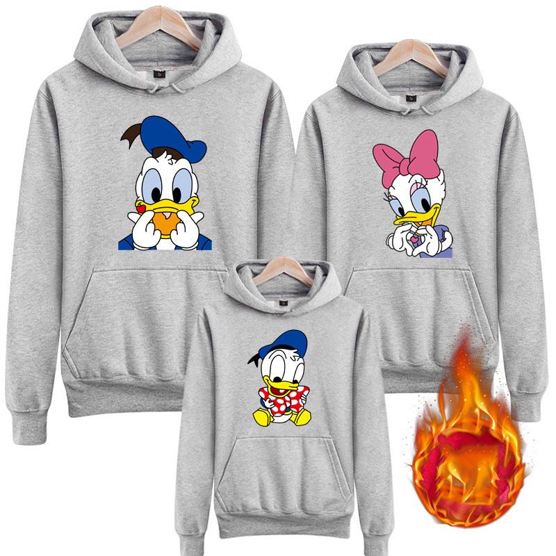 特別セーフ パーカー トレーナー Duck Daisy 親子服 カップル ペアルック ディズニー 厚手 薄手 スウェット プレゼント 裏起毛 家族 男の子 女の子 キッズ服 子供服 Soccerpark Jp