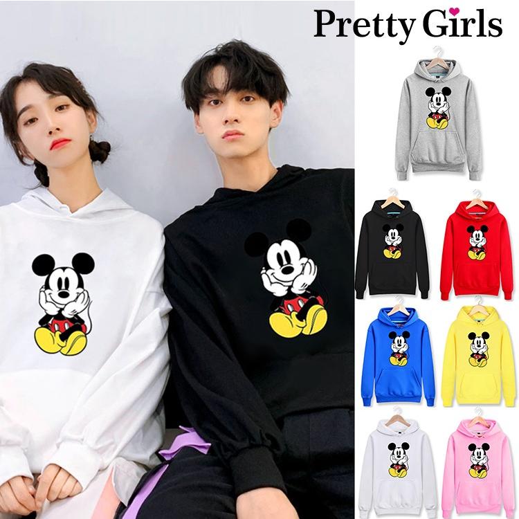 新着 ディズニー ミッキー パーカー フード付き ペアルック カップル 厚手 薄手 ペア トレーナー スウェット レディース メンズ トップス 男女兼用 Pk Ssl6 Zealon 通販 Yahoo ショッピング