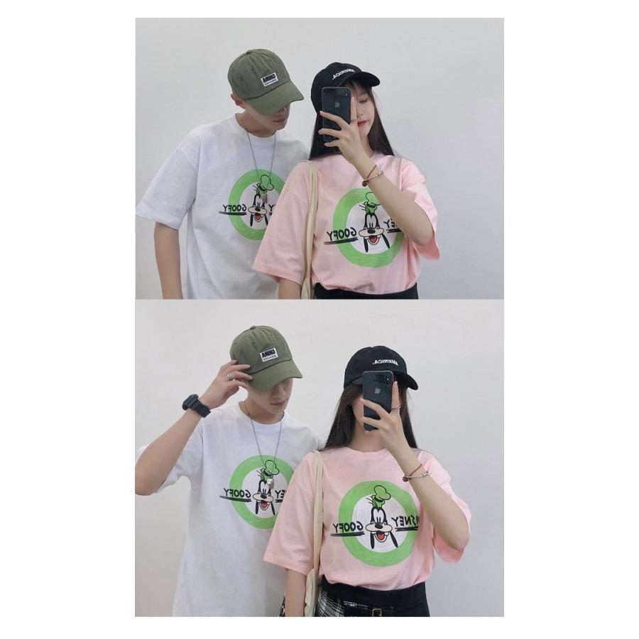 ディズニー Tシャツ 春夏 レディース Tシャツ ペアルック Tシャツ Goofy ペア Tシャツ カットソー レディース メンズ キャラクター Pt Hhtt Zealon 通販 Yahoo ショッピング