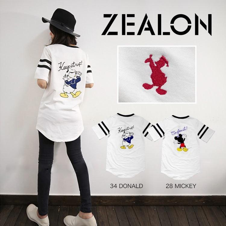 ミッキー Tシャツ ディズニー Tシャツ レディース Tシャツ 半袖 Tシャツ カットソー Tシャツ キャラクター 春 夏 恋人 T 51ll Zealon 通販 Yahoo ショッピング