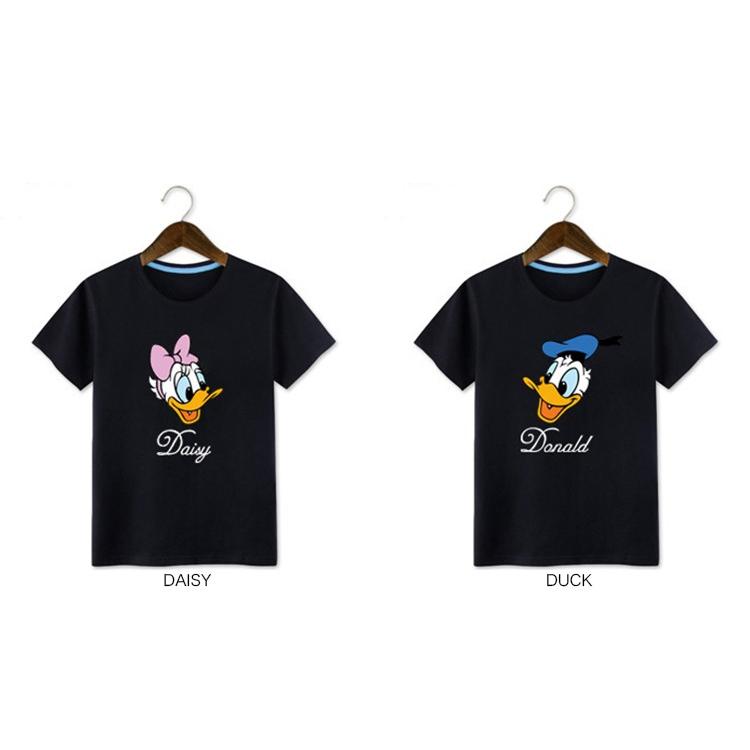 春 夏 ディズニー Tシャツ ペアルック カップル Tシャツ レディース Tシャツ ペア 半袖 Tシャツ カットソー キャラクター Duck T 524dd Zealon 通販 Yahoo ショッピング
