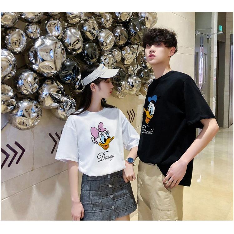 春 夏 ディズニー Tシャツ ペアルック カップル Tシャツ レディース Tシャツ ペア 半袖 Tシャツ カットソー キャラクター Duck T 524dd Zealon 通販 Yahoo ショッピング