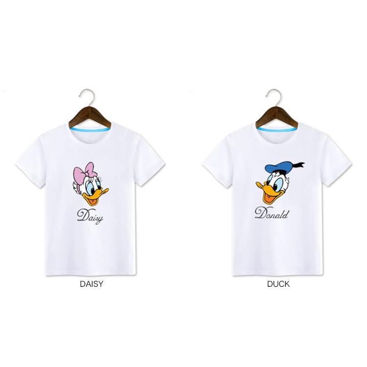 春 夏 ディズニー Tシャツ ペアルック カップル Tシャツ レディース Tシャツ ペア 半袖 Tシャツ カットソー キャラクター Duck T 524dd Zealon 通販 Yahoo ショッピング