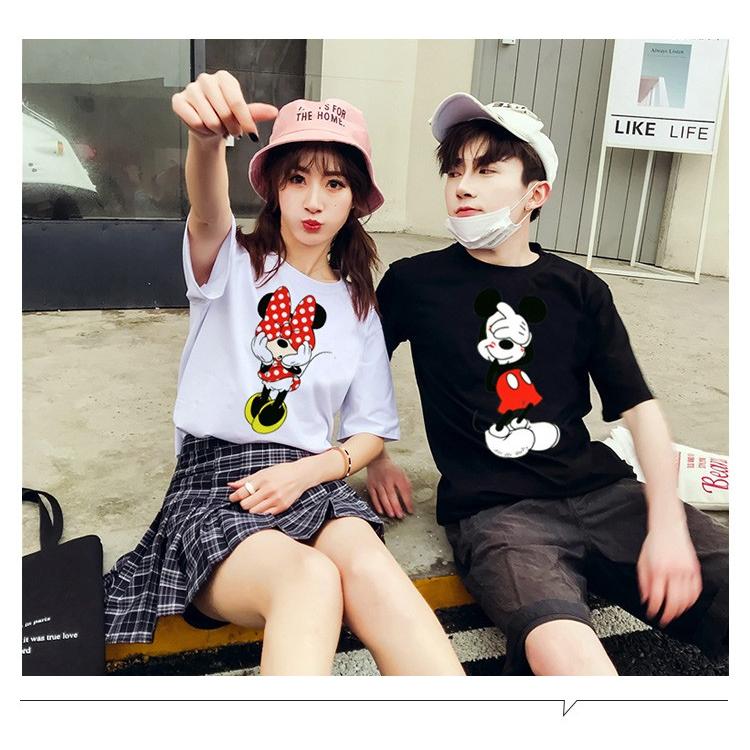 ミッキー Tシャツ ディズニー Tシャツ 春夏 ペアルック カップル ｔシャツ ペア Tシャツ 半袖 カットソー レディース メンズ T 5800 Zealon 通販 Yahoo ショッピング