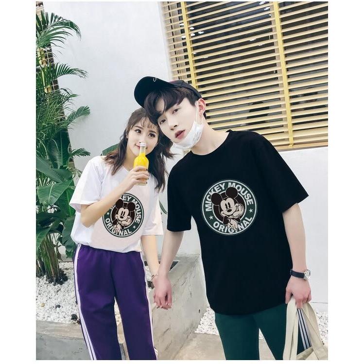 春 夏 新着 ミッキー Tシャツ ディズニー Tシャツ ペアルック カップル ｔシャツ ペア Tシャツ 半袖 カットソー レディース メンズ 恋人 T800r Zealon 通販 Yahoo ショッピング