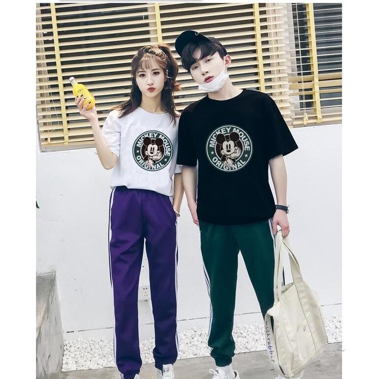 春 夏 新着 ミッキー Tシャツ ディズニー Tシャツ ペアルック カップル ｔシャツ ペア Tシャツ 半袖 カットソー レディース メンズ 恋人 T800r Zealon 通販 Yahoo ショッピング