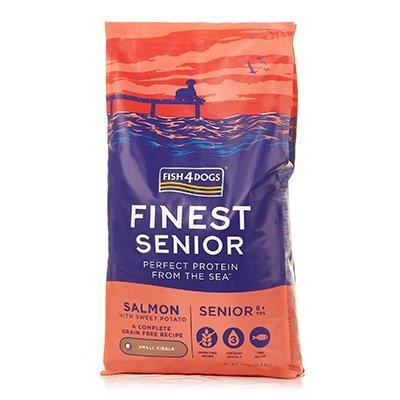 Fish4Dogs ドッグ サーモン シニア 小粒 12kg ，x2袋 フィッシュ4 【次回発送11/25以降予定】フィッシュ4ドッグ サーモン
