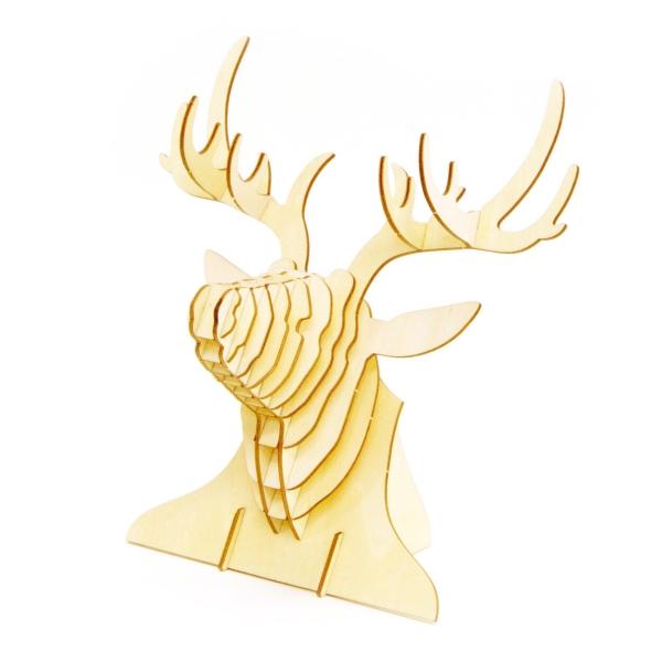 Wooden Art 通常便なら送料無料 鹿の壁飾り Ki Gu Mi