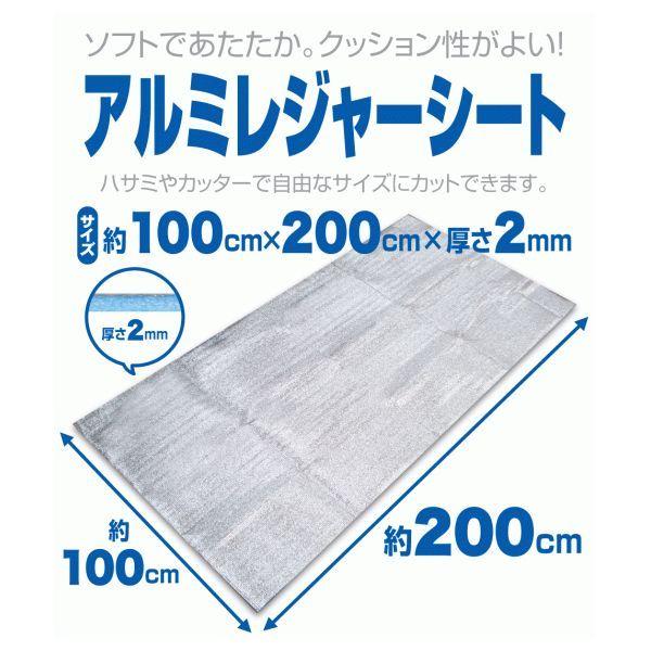 保障できる ワイズ アルミレジャーシート 1000x2000mm レジャーシート ドコモ 折りたたみレジャーシート