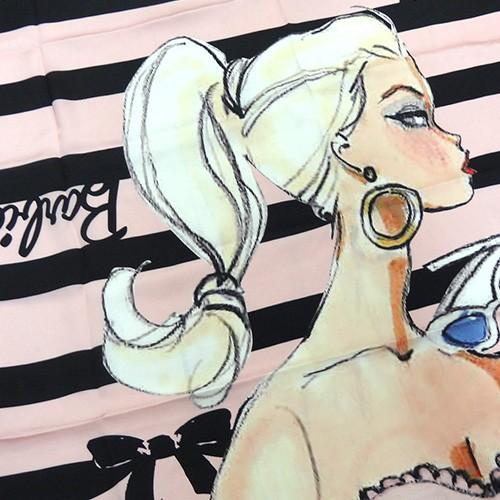 バービー Barbie シルクスカーフ ドリームドール 11607【Barbie シルク 絹 布 スカーフ シルク インポート】  [宅配便配送のみ] |  | 01