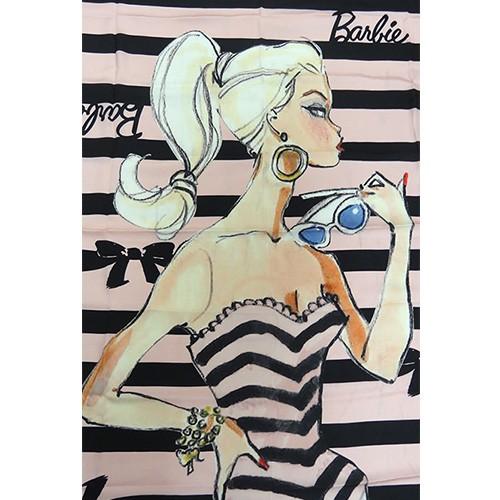 バービー Barbie シルクスカーフ ドリームドール 11607【Barbie シルク 絹 布 スカーフ シルク インポート】  [宅配便配送のみ] |  | 02