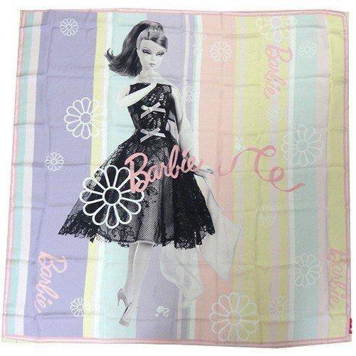 バービー Barbie シルクスカーフ パステルカラー 11609【Barbie シルク 絹 布 スカーフ シルク インポート】  [宅配便配送のみ] | 