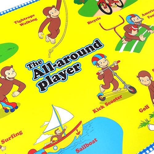 おさるのジョージ(キュリアスジョージ) ポリランチョンマット スポーツ おさるのジョージ 11907 Curious George ランチマット ランチョンマット |  | 01