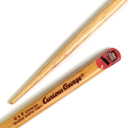 おさるのジョージ(キュリアスジョージ) ぷっくり箸 バナナ  おさるのジョージ ピンク Curious George おはし 箸 はし 12759 |  | 01