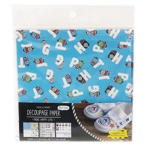 きかんしゃトーマス デコパージュ用ペーパー  デコパージュペーパー Thomas トーマス 手芸 保育園 幼稚園 子供 男の子 キャラクター グッズ 13387 | 