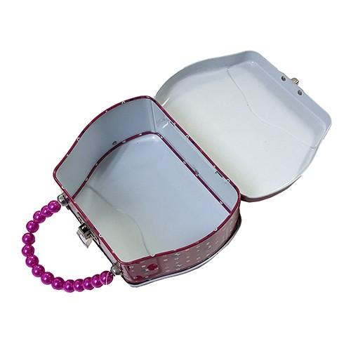 訳あり】ミニー ビーズハンドル ミニ ティン缶 ボックス 14277bc