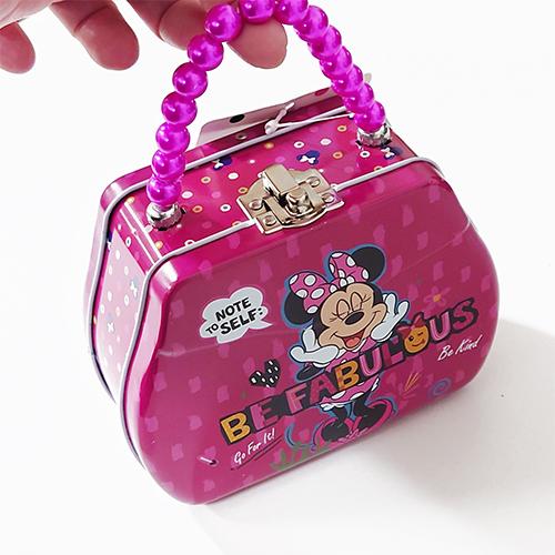 訳あり】ミニー ビーズハンドル ミニ ティン缶 ボックス 14277bc