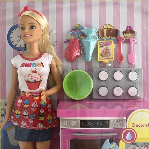 バービー ドール オーブン プレイセット 本体 人形 バービーグッズ ごっこ遊び 女の子 おしゃれ かわいい ドール用 こものセットキッチンセット Pretzel Net Yahoo 店 通販 Yahoo ショッピング