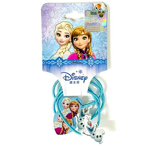 アナ雪 シンプル ヘアゴム 4個入り ダイカット オラフ （ ホワイト