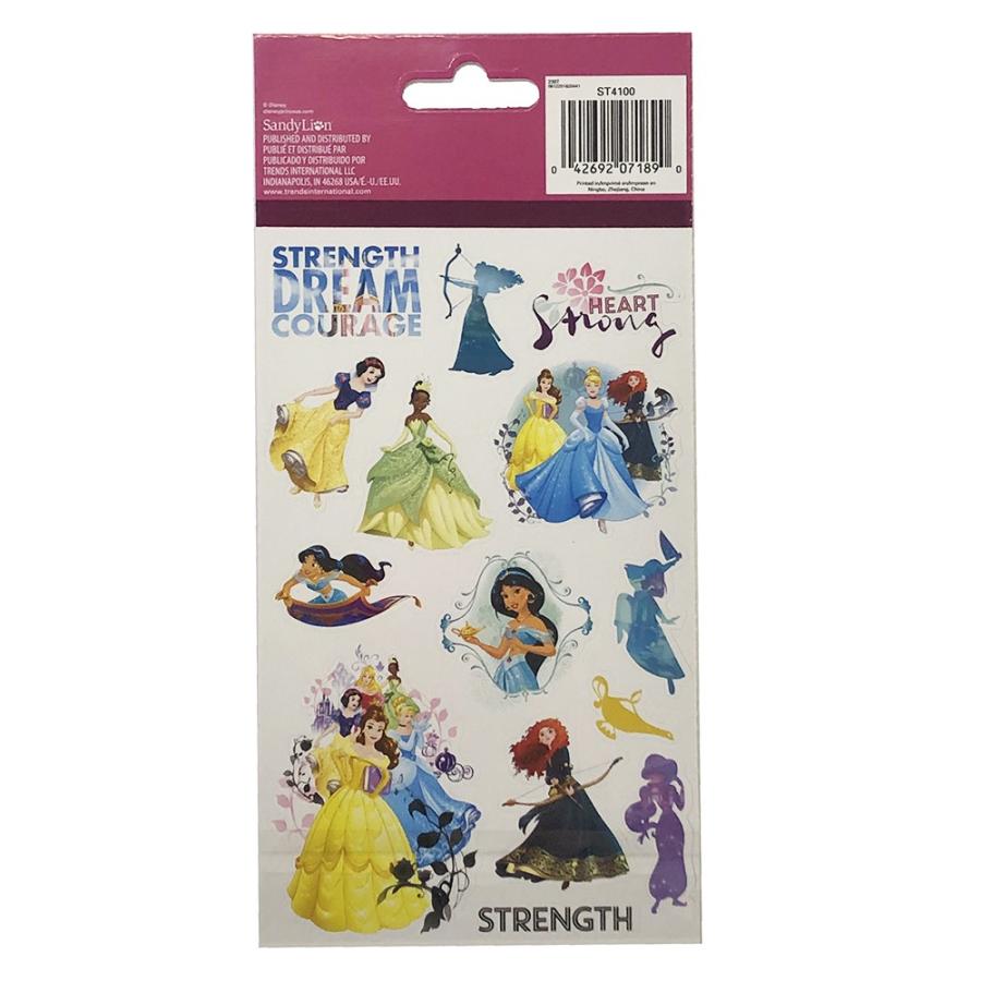 ディズニープリンセス 4シート ステッカー 14400 きらきら ホログラム シール キッズ  女の子 ステーショナリー 文具 ごほうびシール |  | 01