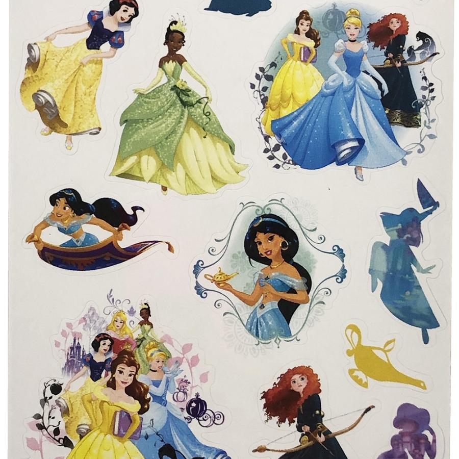 ディズニープリンセス 4シート ステッカー 14400 きらきら ホログラム シール キッズ  女の子 ステーショナリー 文具 ごほうびシール |  | 03