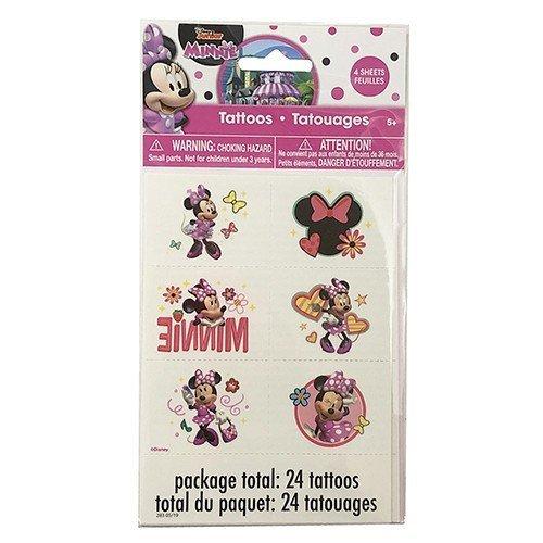 ミニーちゃん タトゥーシール 24個入り ミニーマウス ミニー Minnie ディズニー Tatoo タトゥー シール ボディシール おまつり Pretzel Net Yahoo 店 通販 Yahoo ショッピング